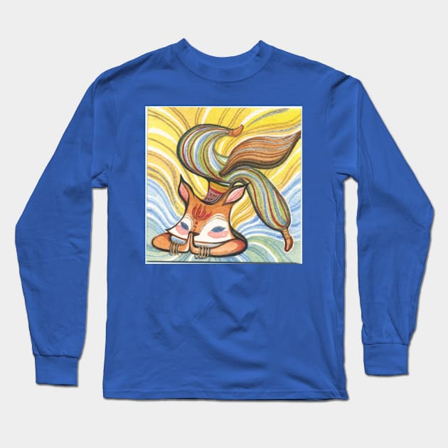 Fox Long Sleeve T-Shirt by Alina Chau